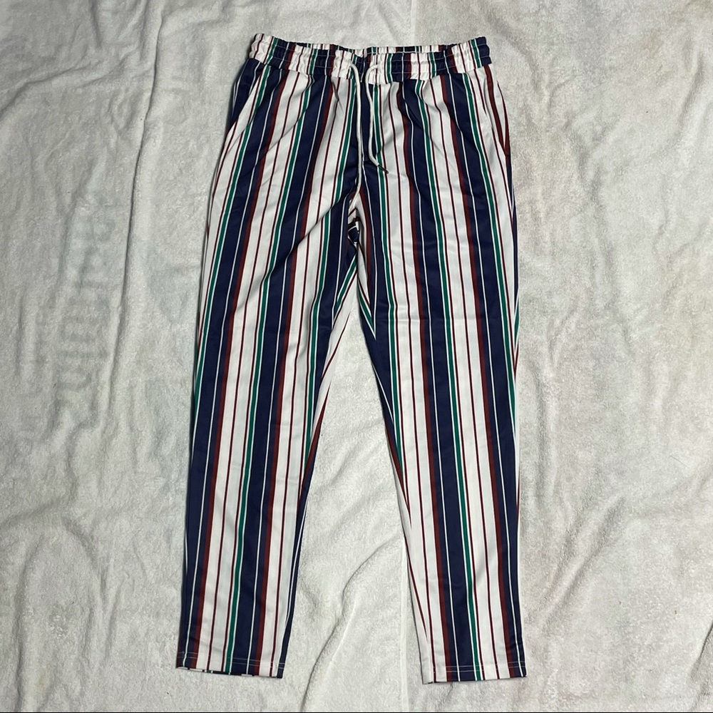 Pants with stripes